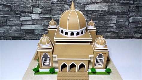 Cara Mudah Membuat Masjid Mini dari Kardus dengan Langkah-Langkah Sederhana